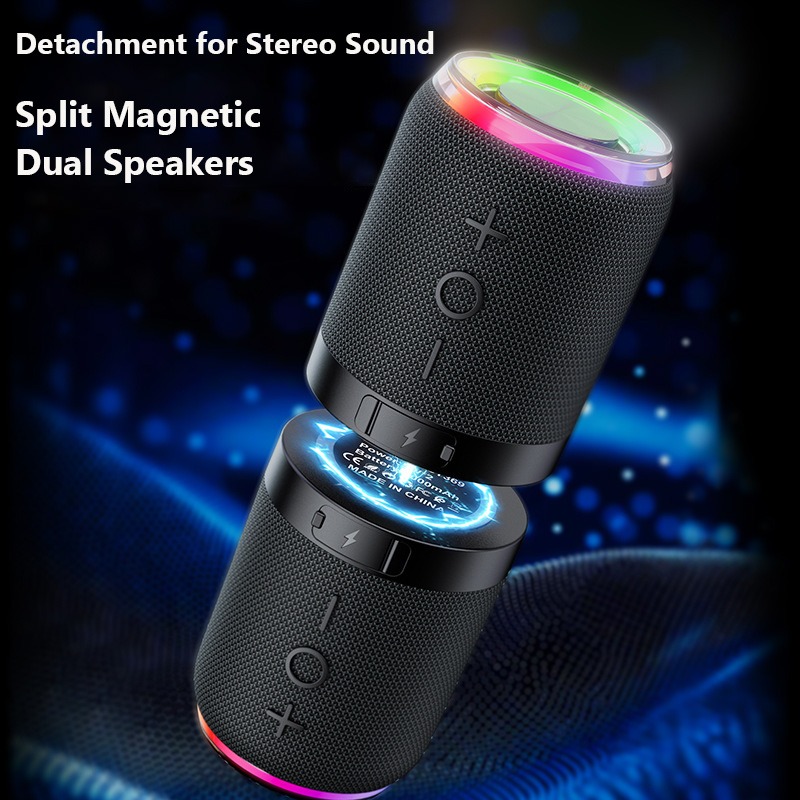 Magnetic 2 in 1 Bluetooth Spea - Audio Music Spotify 评论和价格