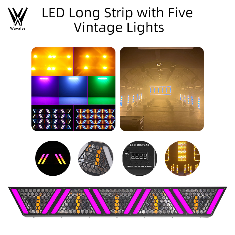 5X60W Stage Retro Lights DMX51 - Audio Music Dj 评论和价格